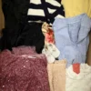 The photo shows a package with clothing in the category BSN.