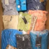 The photo shows a package with clothing in the category AP.