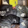 The photo shows a package with clothing in the category B.