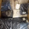 The photo shows a package with clothing in the category B.