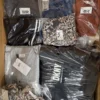 The photo shows a package with clothing in the category B.