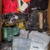 B1920 1 The photo shows a package with clothing in the category B.