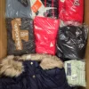 The photo shows a package with clothing in the category B.
