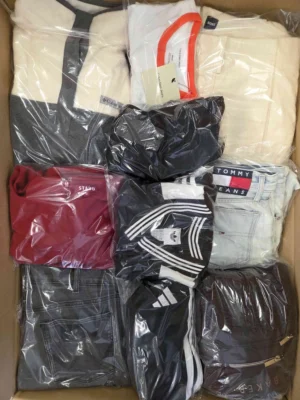 The photo shows a package with clothing in the category C.