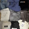 The photo shows a package with clothing in the category U.