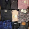 The photo shows a package with clothing in the category U.