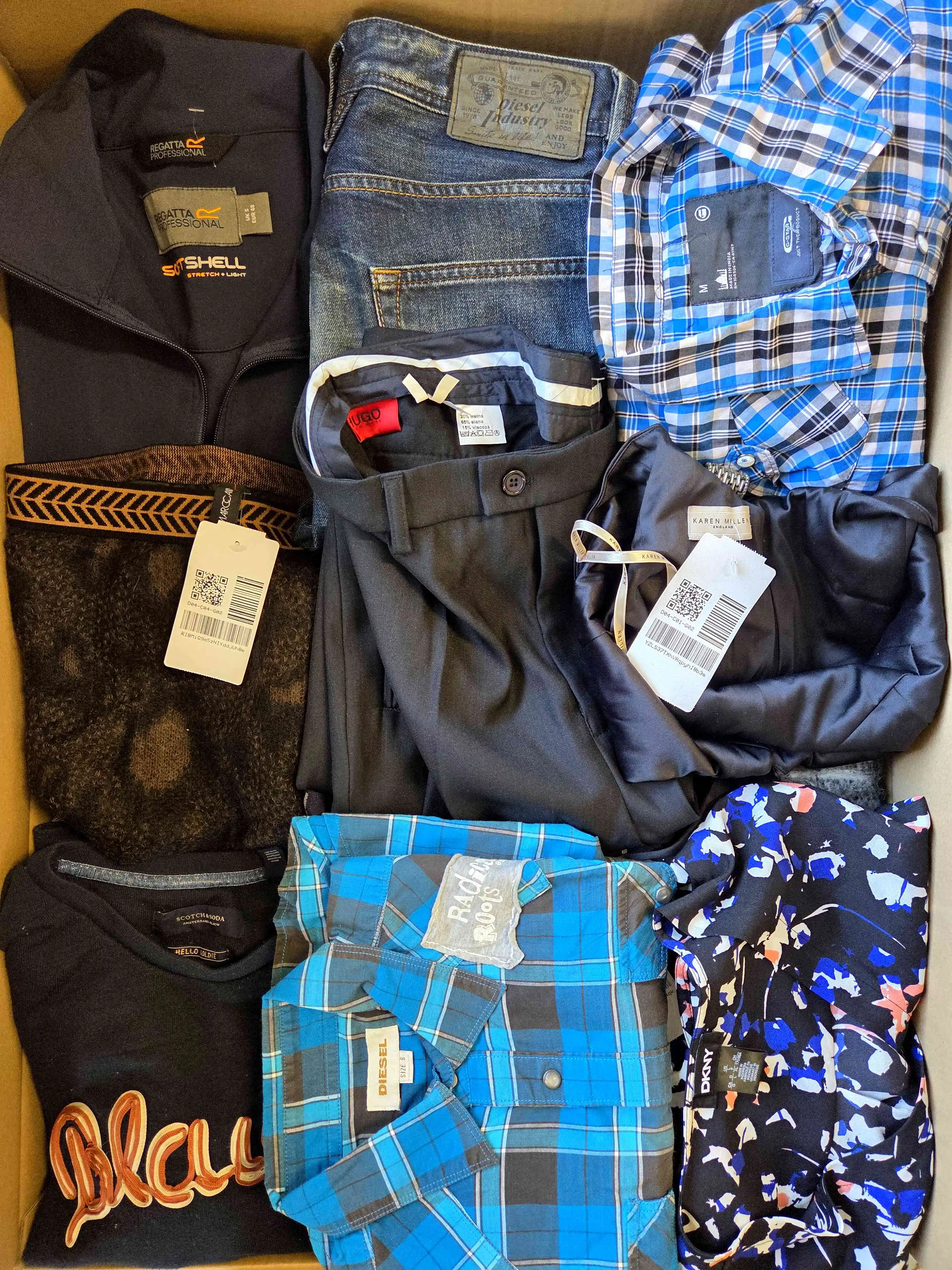 U2317 3 The photo shows a package with clothing in the category U.