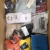 The photo shows a package with clothing in the category AU.