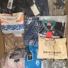 The photo shows a package with clothing in the category K.